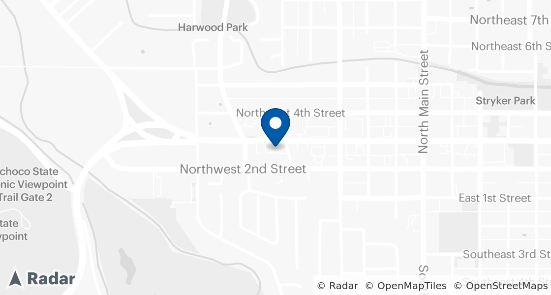 Map of Dairy Queen Location:: 600 NW 3rd St, Prineville, OR, 97754-1718